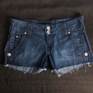 True Religion cut off Sammy shorts